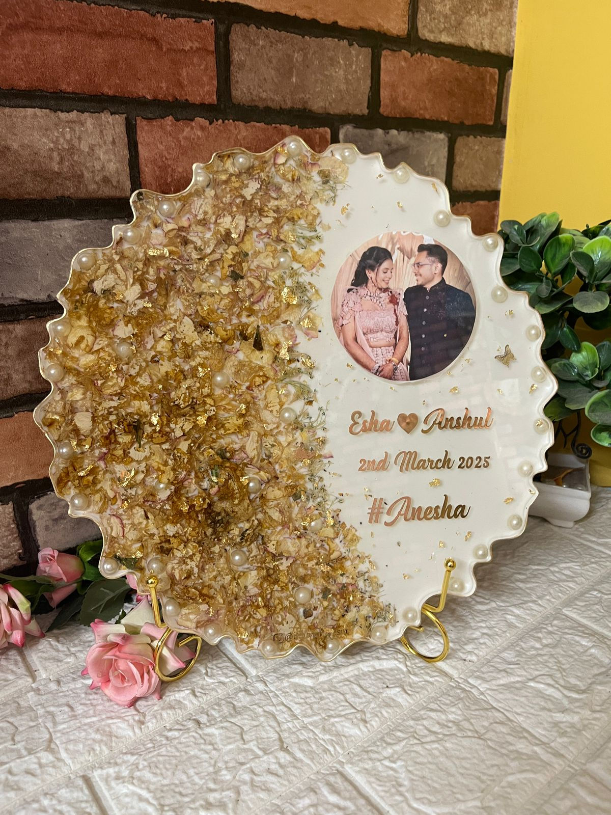 12 in Resin Varmala preservation frame