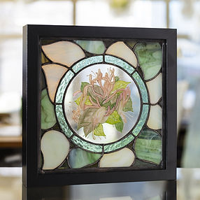 vitrail tiffany grisaille saint-maur