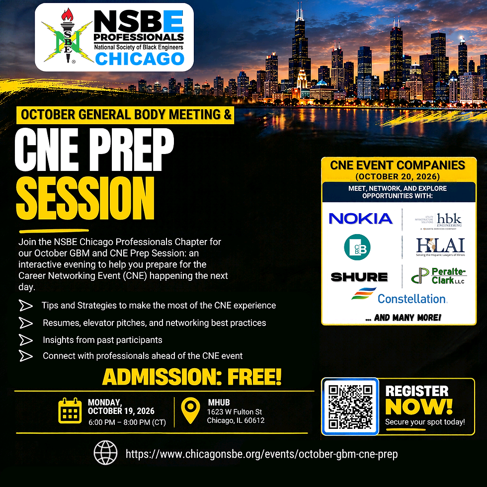 October GBM: Career Networking Preparation
