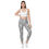 Thumbnail: "SGP" (White, Gray) Crossover leggings with pockets