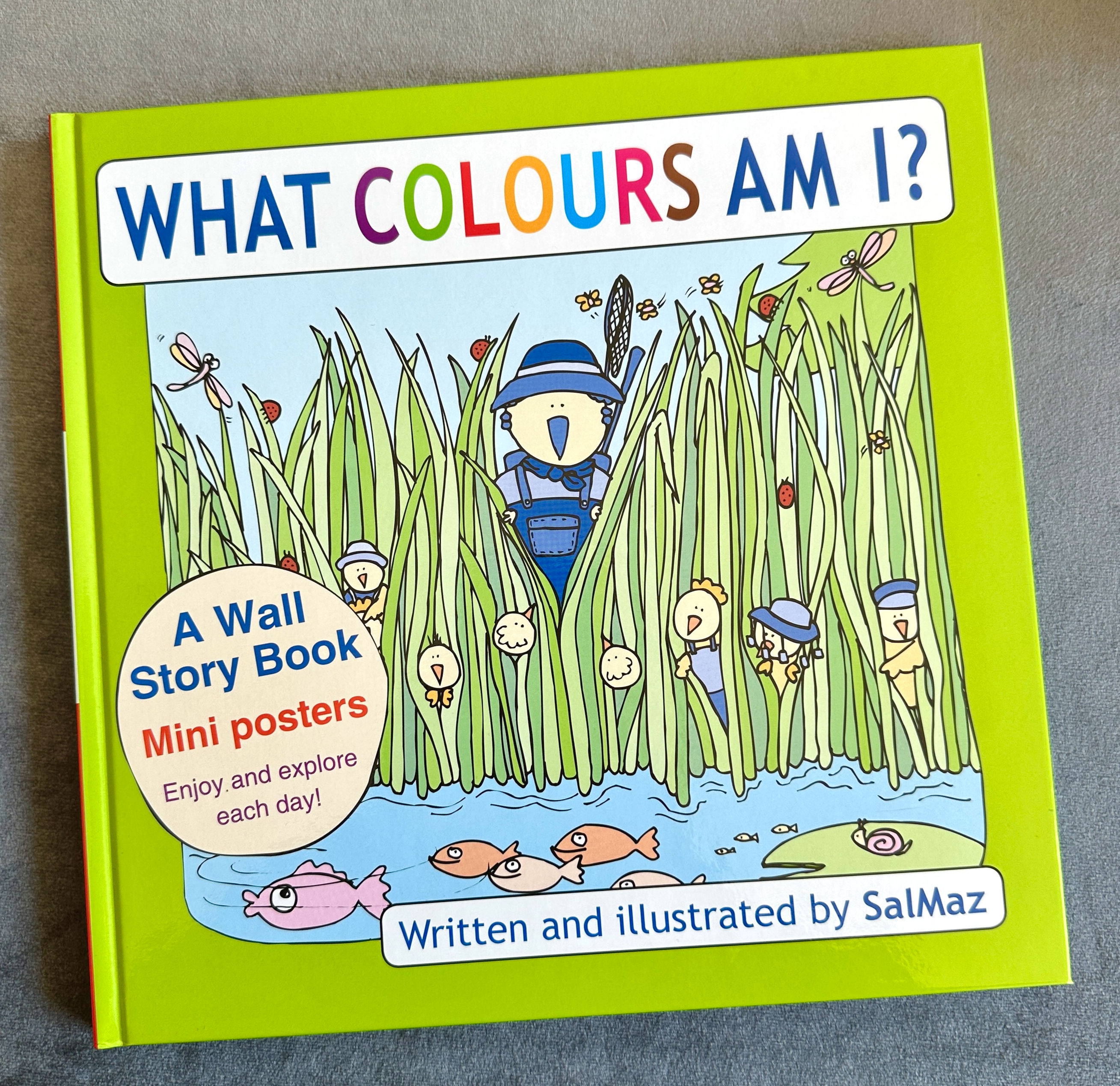 'What colours am I?' Signed Book with Bonus Bookmark & Postage