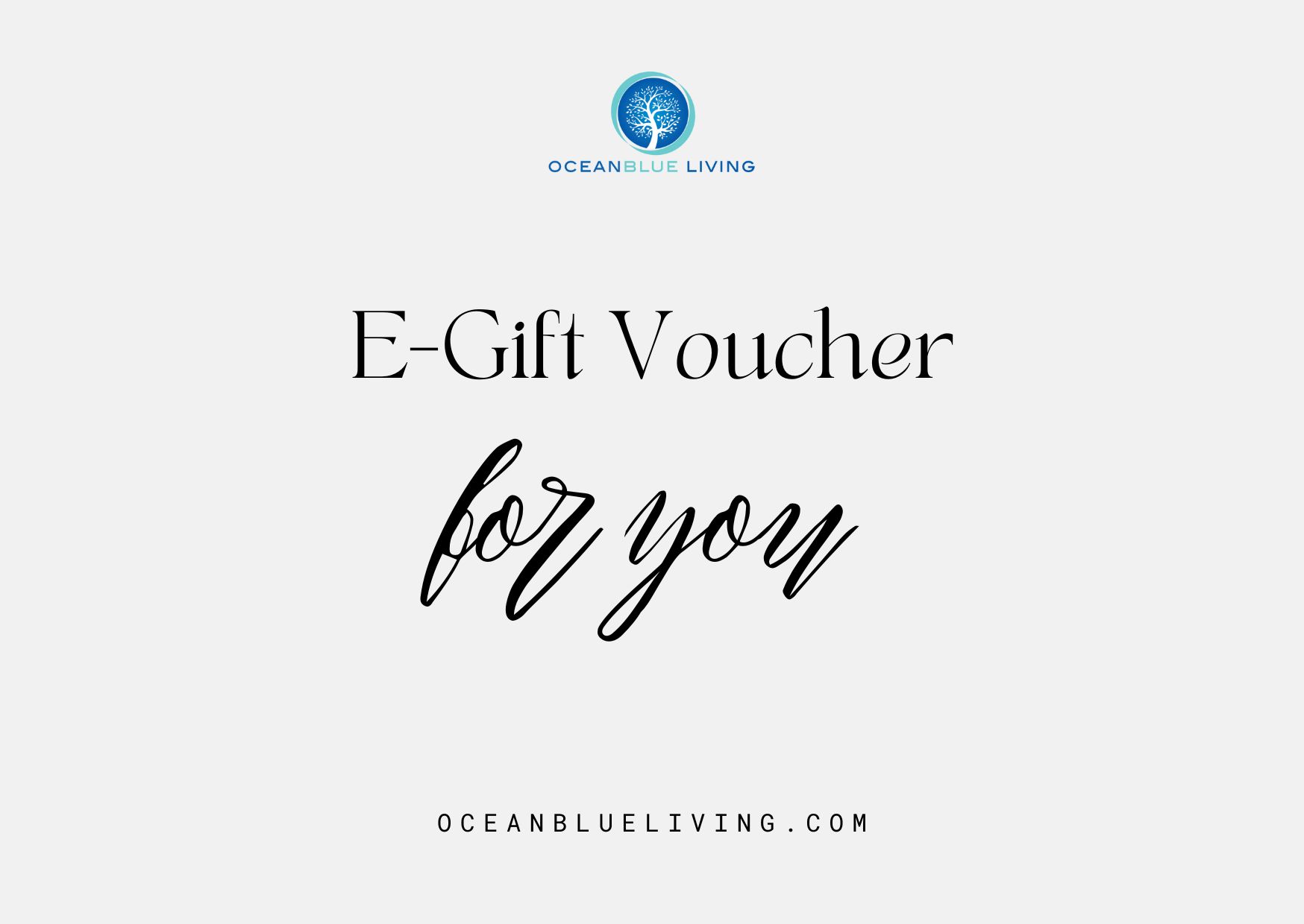 EGIFT VOUCHER OceanBlue Living