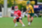 Thomas Richards playing defence during a match against Japan