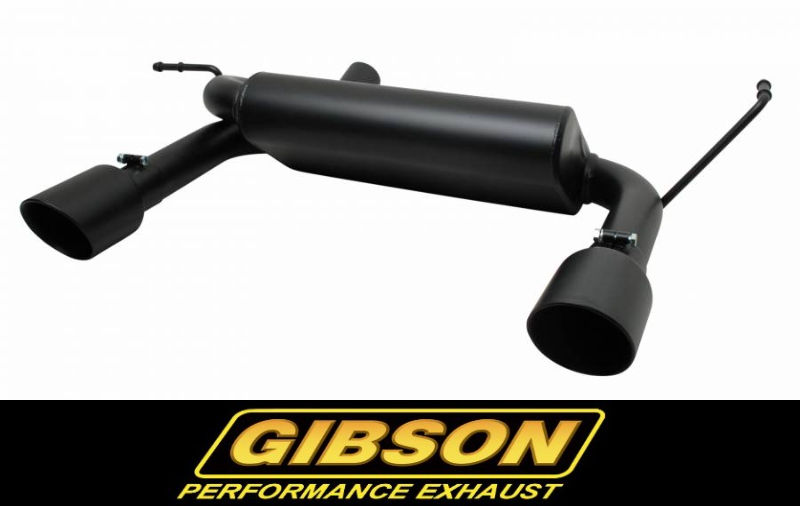 Gibson Elite ジープ ラングラー アンリミテッド JK 3.6L 3.8L 07~17年 ギブソン マフラー エキゾースト ブラック 17303-B