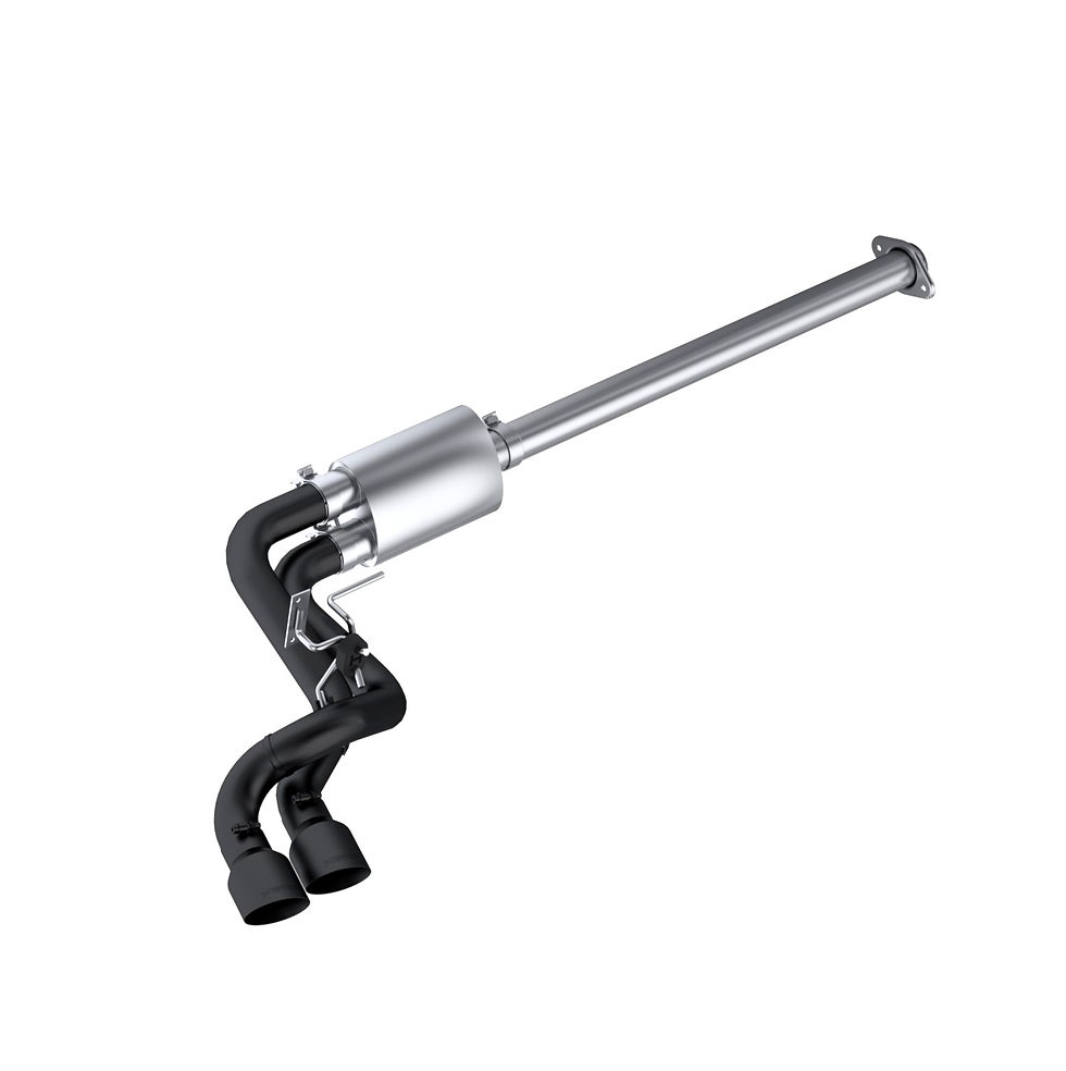 MBRP フォード F-150 3.5L Ecoboost 3.7/5.0L 2009~2014年 マフラー アルミメッキ鋼 黒 RACE S5261BLK