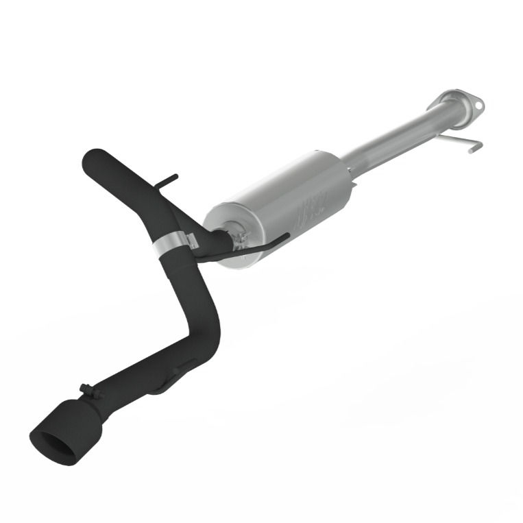 MBRP トヨタ 4ランナー 4-Runner 4.0L V6 2004年~ マフラー アルミメッキ鋼 黒 STREET S5342BLK