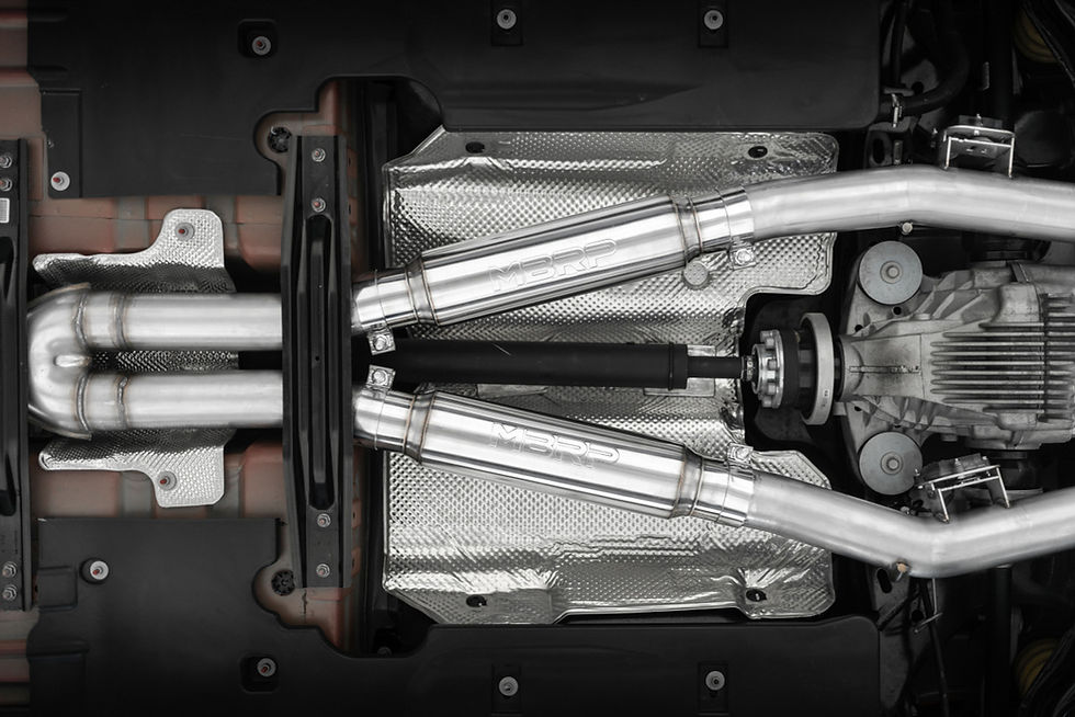 サムネイル： MBRP ダッジ チャージャー 5.7L 6.2L 6.4L 2015~23年 マフラー アルミメッキ鋼  STREET S7117AL