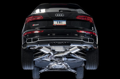 サムネイル： AWE アウディ B9 SQ5 3.0L V6 2018~2024年 エキゾースト マフラー T304 TOURING