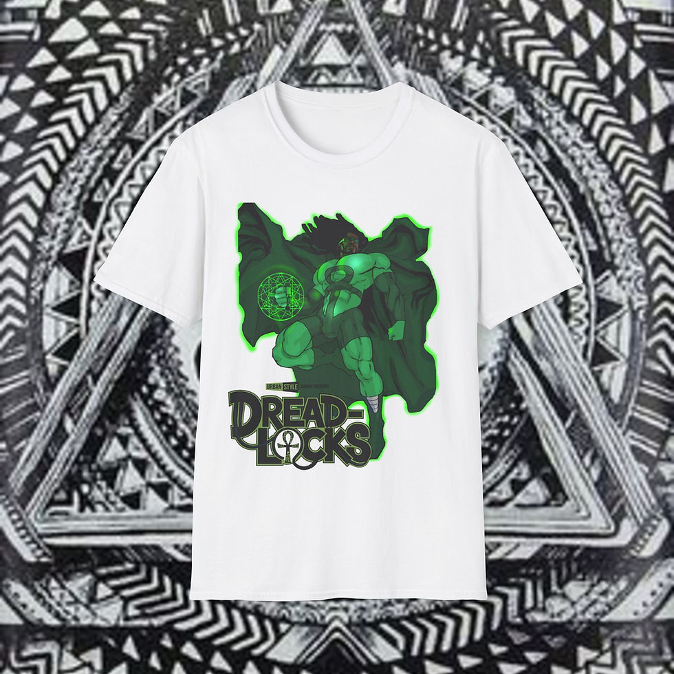 DREADLOCKS SPACE VIBES Unisex Soft style T-Shirt 1