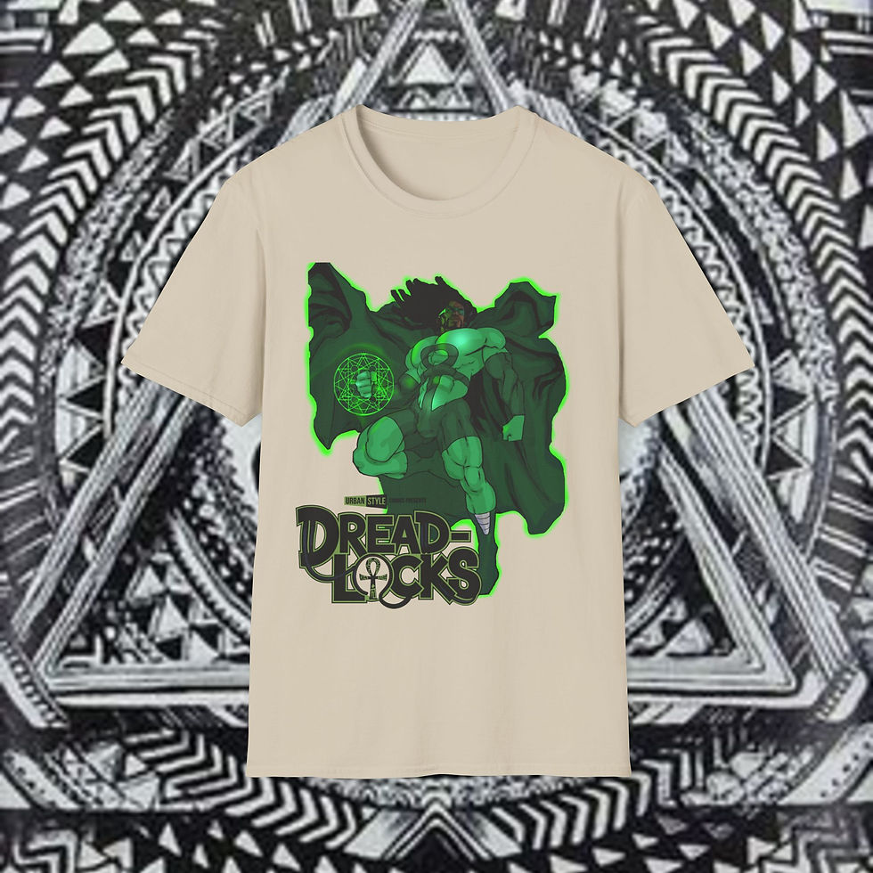 Thumbnail: DREADLOCKS SPACE VIBES  Unisex Soft style T-Shirt 1