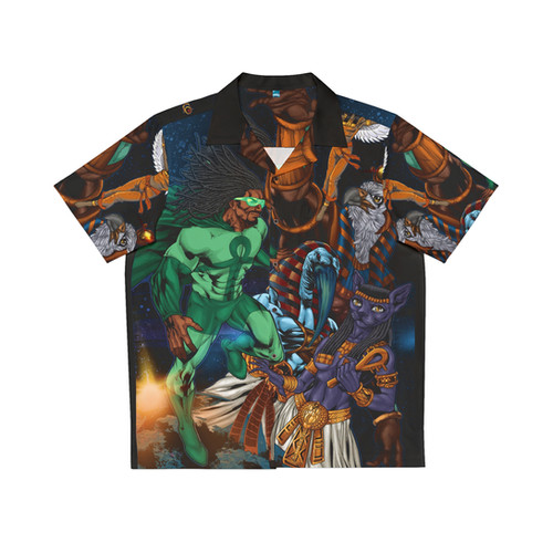 Dreadlocks Men's Hawaiian Shirt (AOP) | URBAN STYLE COMICS