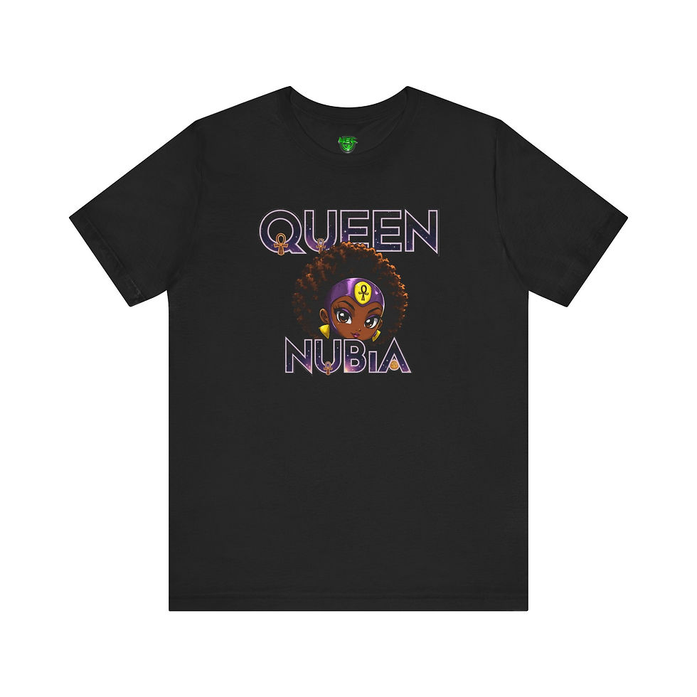 Thumbnail: QUEEN NUBIA Chibi Head Shot Jersey Short Sleeve Tee