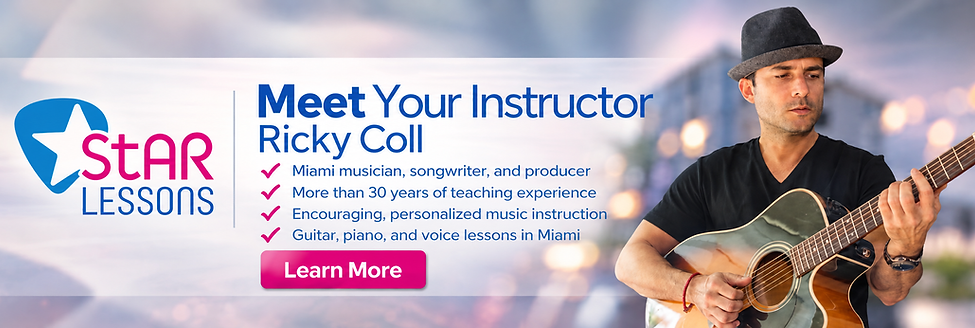 In- Home private instructors for Star Lessons in Miami