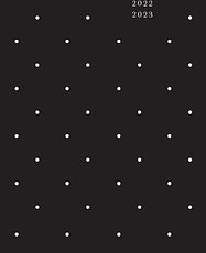 2 Year Pocket Black Polka Dot 2022-2023 Monthly Pocket Planner