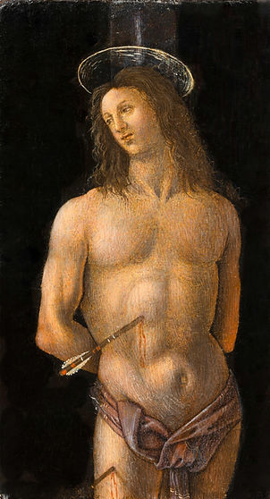 Giannicola di Paolo - Saint Sebastian - TEFAF - Flavio Gianassi