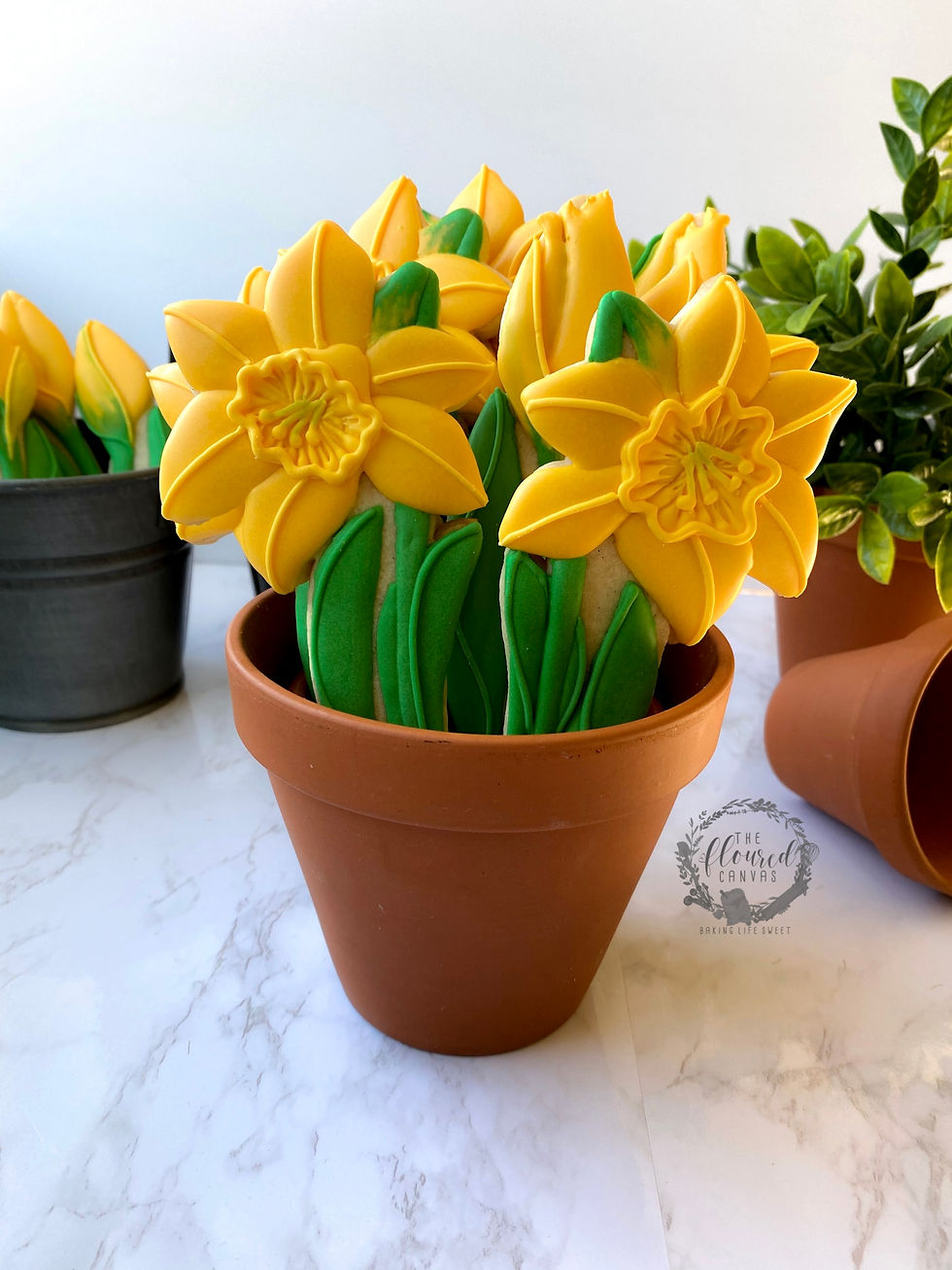 Thumbnail: Daffodil Cookie Decorating Online Class #16