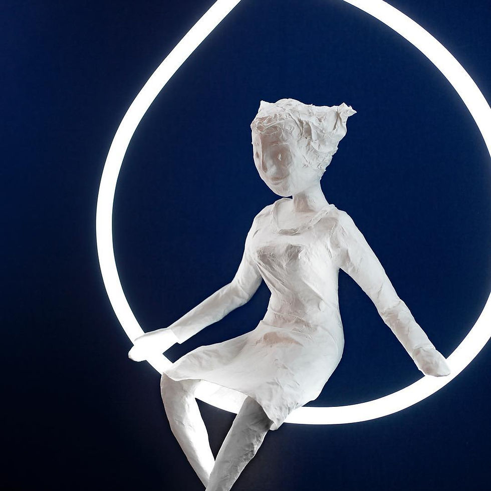 Thumbnail: Circus - Neon and paper wall lamp