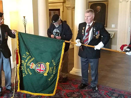 Malaya and Borneo Veterans Association Standard Laid Up