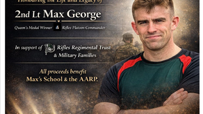 Memorial Gala Night on 6 June 2026 Honouring the Life and Legacy of the late 2Lt Max George