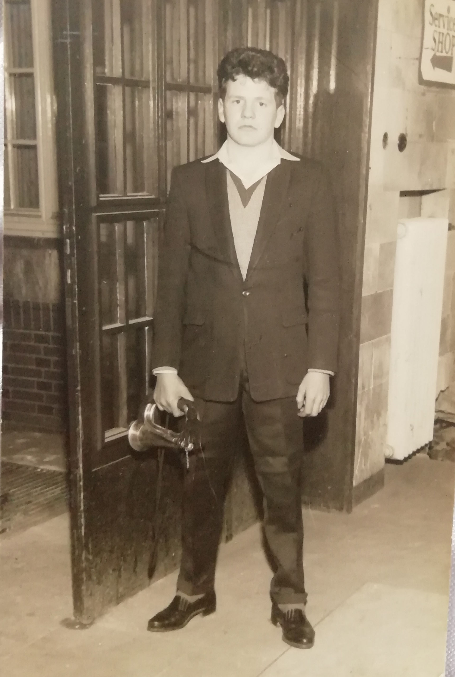 Ken with his Bugle