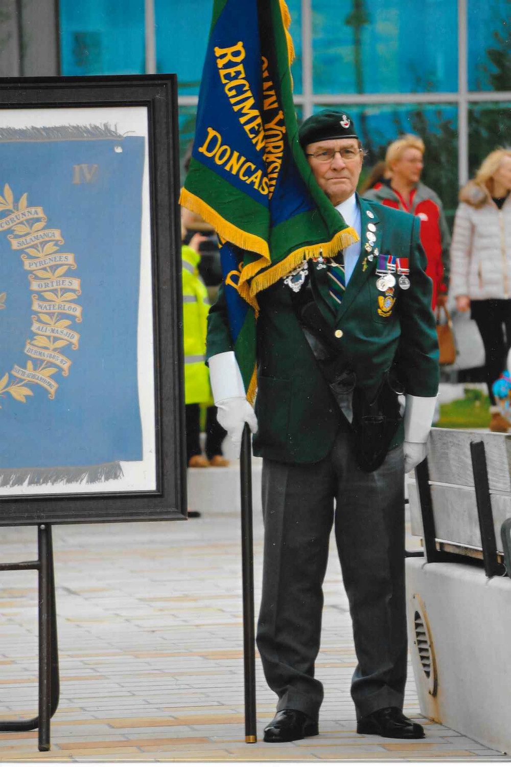 Brian Clayton KOYLI/2LI Colour escort Doncaster 27 Apr 17