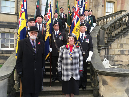 Association Standards on Parade at Nostell Priory Festival of Remembrance