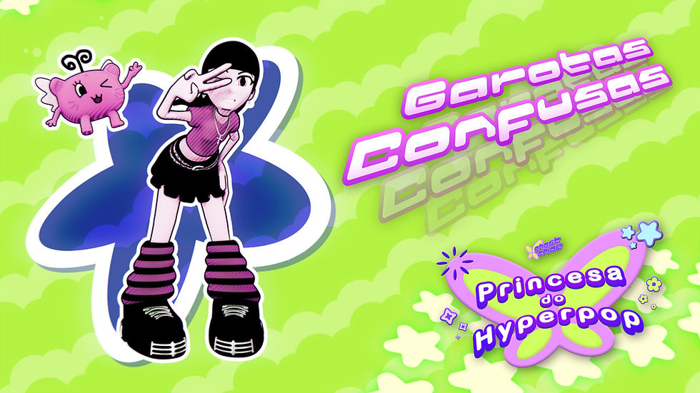 Capa do visualizer "Garotas Confusas"