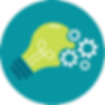 The Makerspace logo — a lightbulb with gears cut in to show creativity and innovation