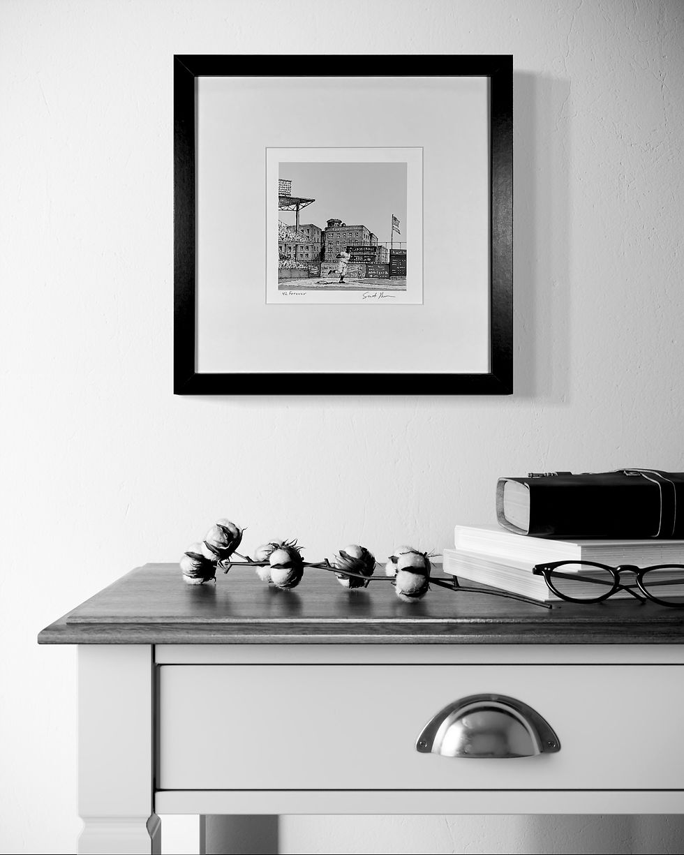 Thumbnail: Hand Drawn Framed Art by Scott Norman