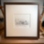 The Long Memory — Port Oneida original water color framed view