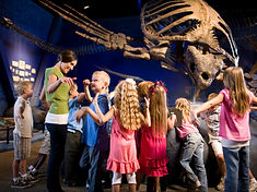 kinderen in museum