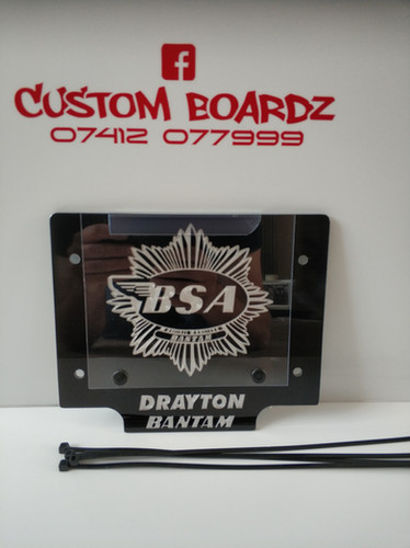 CNC Engraved BSA Drayton Bantam My Site