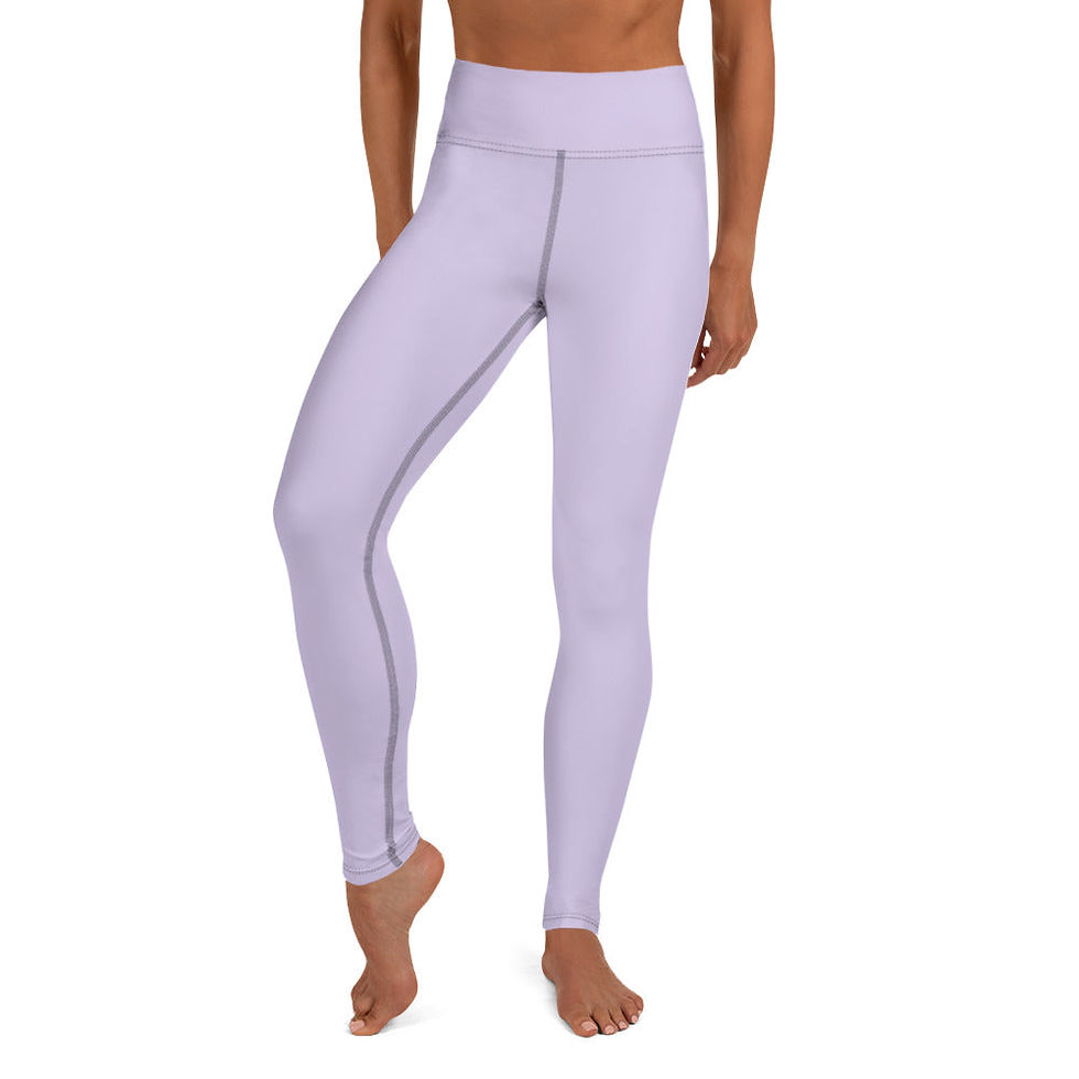 Thumbnail: Women's Tropical Purple Sunset Yoga Leggings
