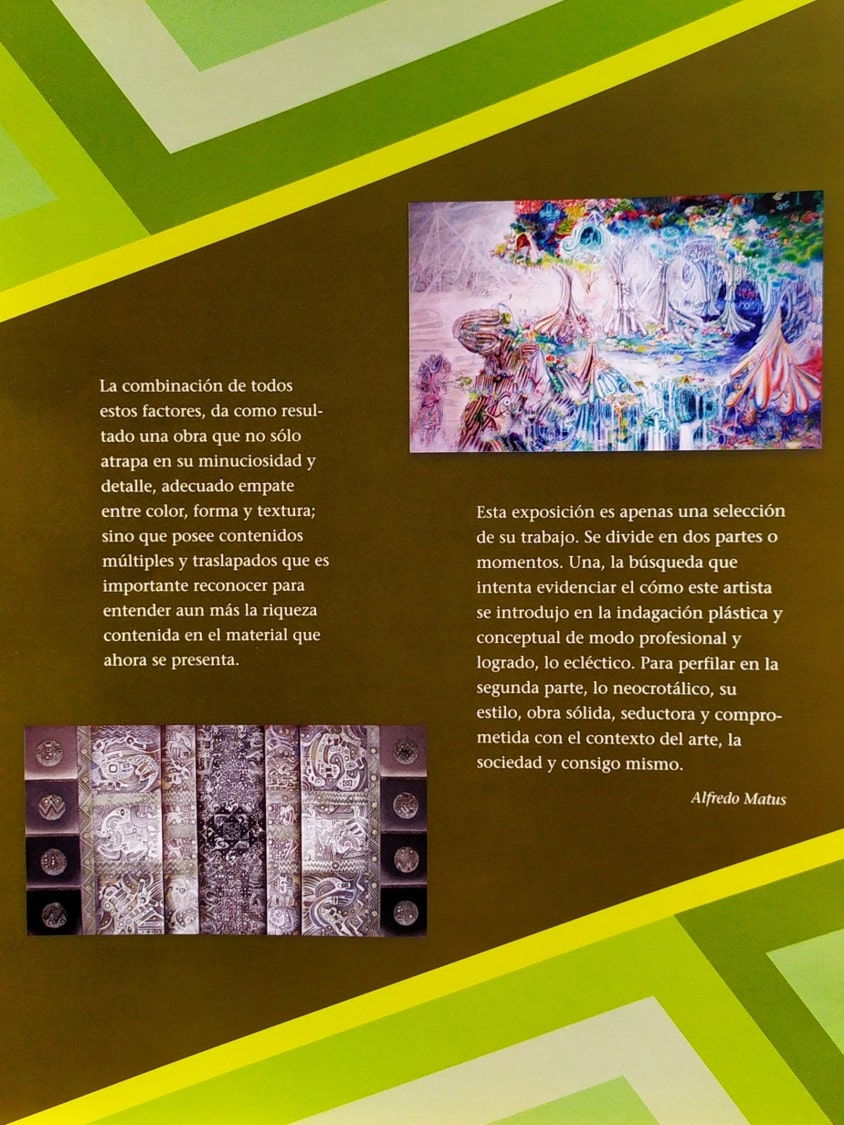 Galeria Jose Maria Velazco Brochure of NeoCrotalic art exhbition in 2008
