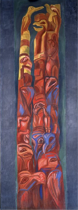 The Epic of American Civilization Panel 9 Totem Poles biz