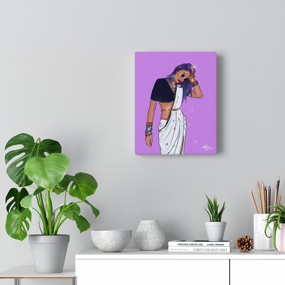 Thumbnail: Shedding Stars - Canvas Print