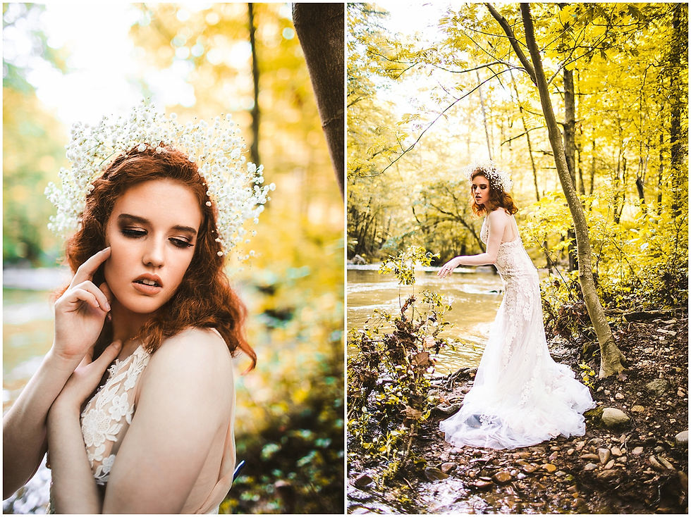 Bridal Portraits on the Blue Ridge Parkway