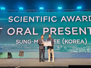 Professor Sung-Min Rhee of Kyung Hee University Hospital, Department of Orthopedic Surgery, Receives Best Oral Presentation Award at International Conference
