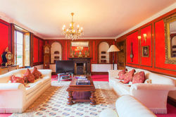 Red sitting room