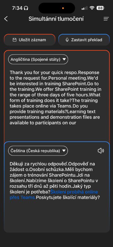 Simultánní tlumočení