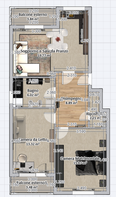 Progetto interno immobile