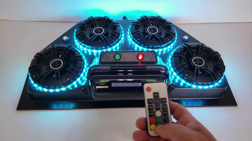 Multi colored led strip light remote control | Thunder Buckets Audio