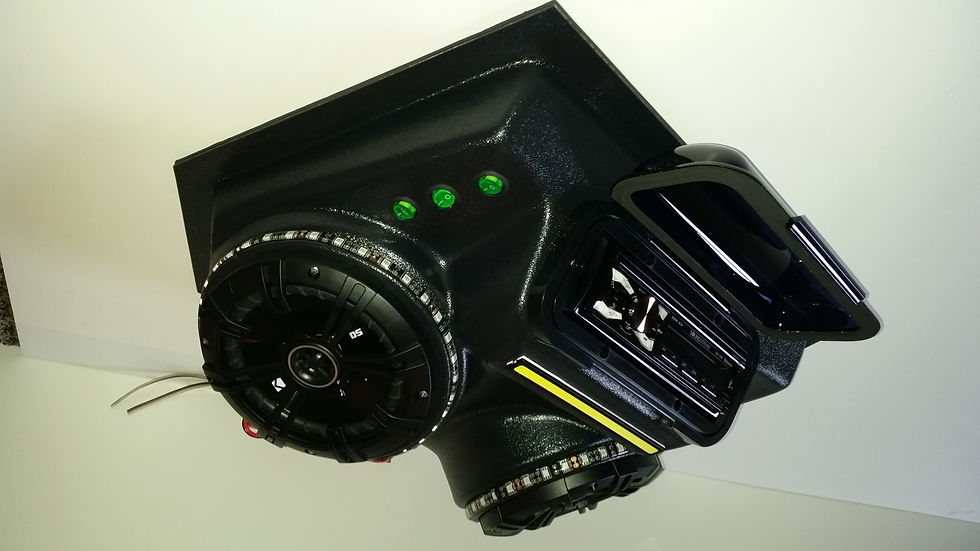Thumbnail: NEW Overhead Stereo Radio Console UTV Golf Cart Tractor 6.5" Kickers! Bluetooth!