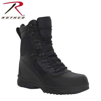 Bota táctica con cierre lateral