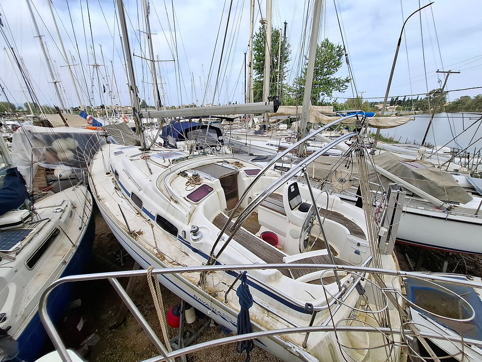 Bavaria 37 Survey in Preveza – A Classic “Project Boat”. Would you take it on?