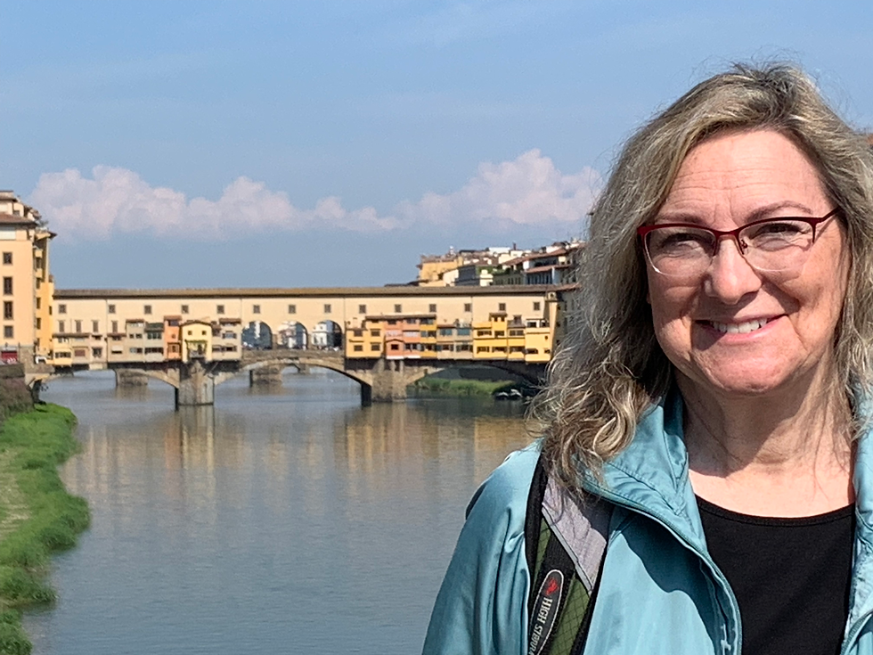 Ponte Vecchio Bridge in Florence, Italy 2022