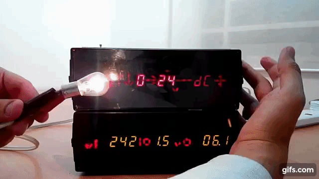 You Can Select the Output of The Transformer Through the Up and Down Buttons on The Body of The Device.