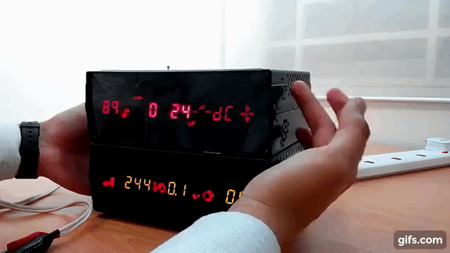 The Selector Led Can Move to Left and Right. Pressing Up Will Change the Status of The Selected Option.