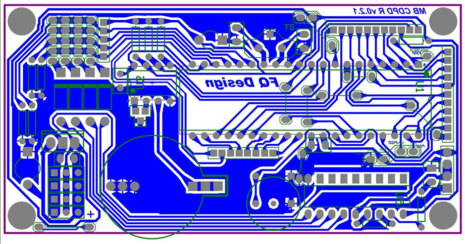 This Is the Second Version of The PCB Design with A Single Sided Board. There Are Less Tracks Because Of Better Component Placement Which Has Significantly Simplified the Board. This Shows That Spending a Bit More Time on Your Board Can Drastically Red