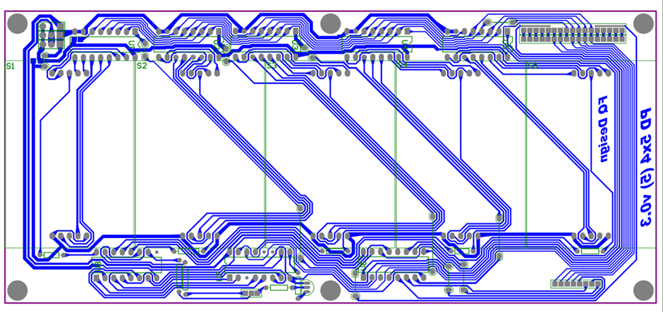 This Is the PCB For the Third Version of The Price Display. I Managed to Turn That Double Sided PCB Into a Single Sided PCB By Rearranging the Components a bit.